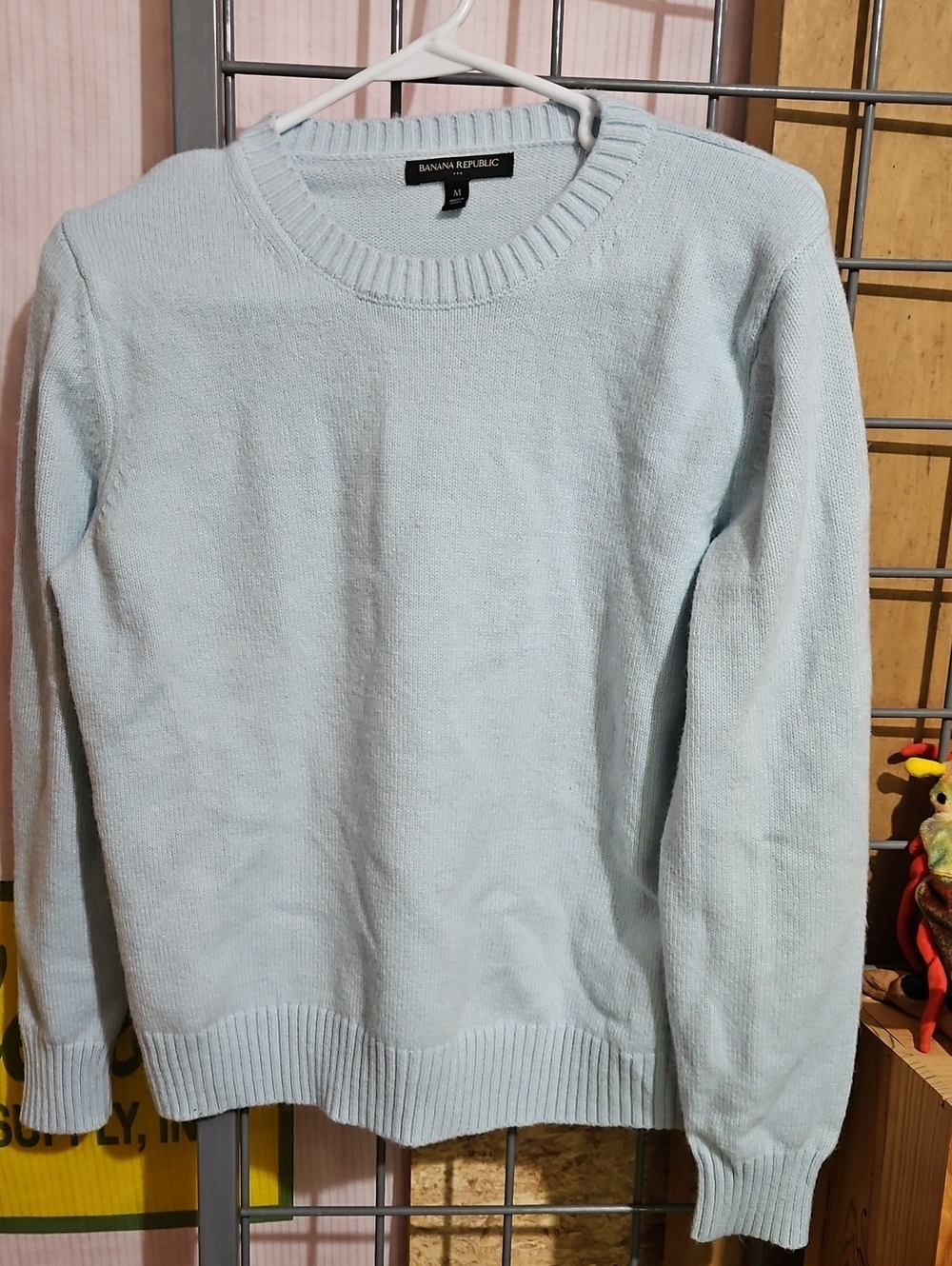 Banana Republic Women’s Pale Blue Crewneck Sweater